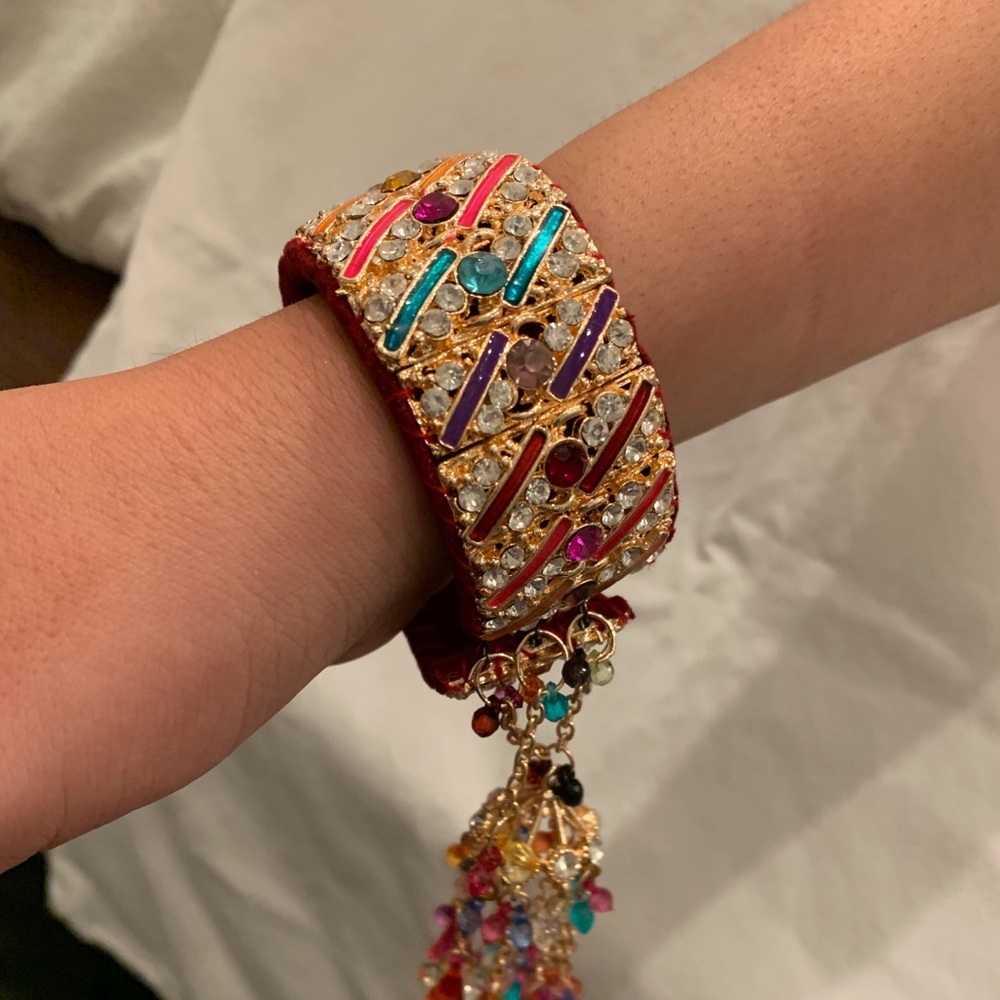 Two Indian handmade Custome jewelry, worn as bracelet/anklet